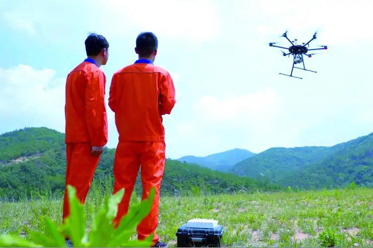 双峰无人机倾斜摄影巡检拍摄